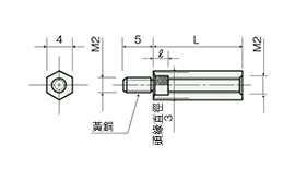 DURACON隔離柱（六角） BS 尺寸圖_01