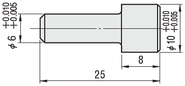 基本型定位销孔顶料型凸模D径38･45用定位销:相关图像
