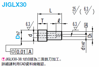 單軸致動器LX30用　附件安裝治具:關聯圖像