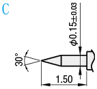 【經濟型】探針/探針套（PCB測試用）袋裝販售 安裝間距18mil・20mil系列（0.46mm・0.55mm）:關聯圖像