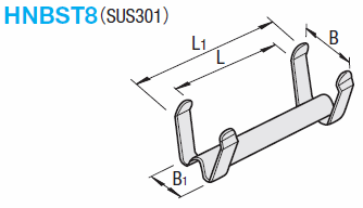 8系列（溝槽寬度10mm）　40･80方形鋁擠型用後裝固定座:關聯圖像