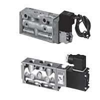 單體閥 氣導式 5口閥SELEX閥4F0、1、2、3系列 4F120-08-E-AC100V