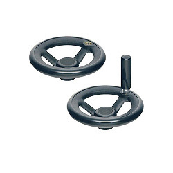 圓形緣環型工程塑膠手輪（NRP、RP） NRP100-S12