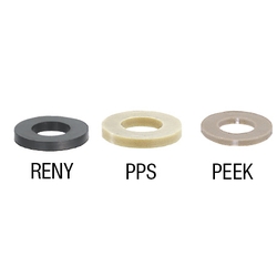 樹脂墊圈　PEEK･PPS･RENY PEKW5
