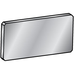 平板／鋁壓延材　安裝板･支撐座－B尺寸選擇･B尺寸自由指定－HRZZA HUZZA