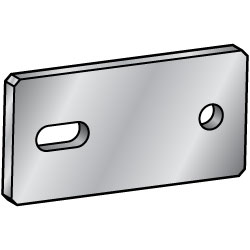 平板／鋁壓延材　安裝板･支撐座－B尺寸選擇･B尺寸自由指定－HRNQA HUNQA