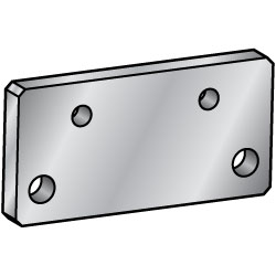 平板／鋁壓延材　安裝板･支撐座－B尺寸選擇･B尺寸自由指定－HRCBA HUCBA