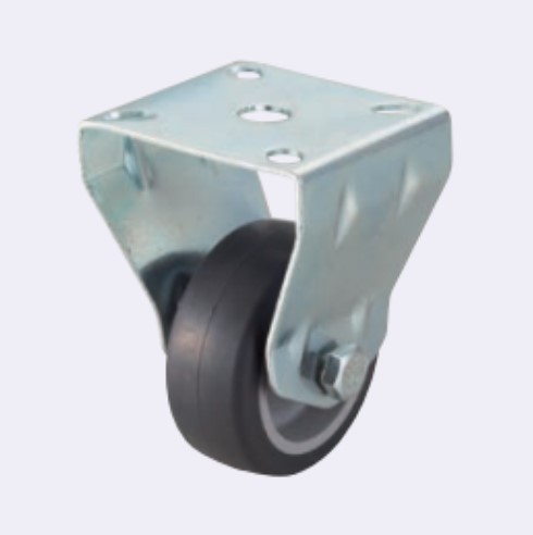 腳輪　輕荷重　車輪材質：TPE　固定型 C-CTBK50-T