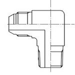 轉接器 設備連接側管用錐度螺紋型（附30°公端座） 090 90° L型 090-12-16