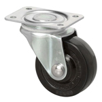 標準等級 100B 軌道型 附滾動軸承 合成橡膠輪 (密封腳輪)