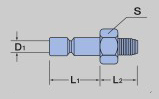 JUNRON快速聯軸器 小型快速聯軸器 MP型 尺寸圖1