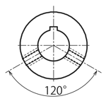 FBN50B 成品孔鏈輪　規格表 軸孔加工規格