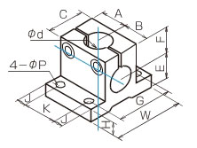 MARU-PIJON 同徑孔型垂直、水平孔 T字型 尺寸圖