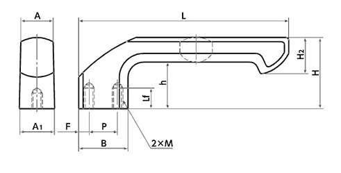 UKF-B（單邊）的形狀圖