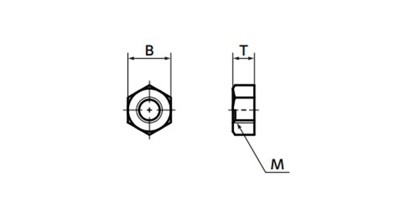 樹脂螺絲（PC／六角螺帽） SPC-N尺寸圖