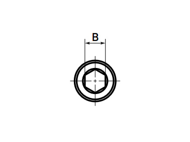 內六角孔螺栓（低溫黑色鉻處理） SNSS-RY 外形圖1