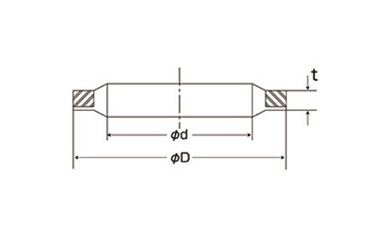 密封墊圈 SWS-A型（附頭螺栓用 內徑鎖緊無縫隙型）尺寸圖