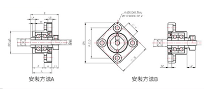 サポートユニット・丸型タイプ-固定側丸形 FSGKタイプ- 外形図01