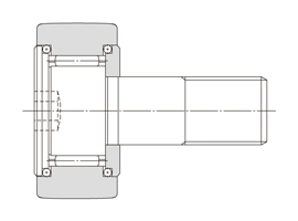 凸輪軸承隨動器 CFH型 附止推滾珠凸輪軸承隨動器