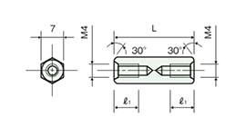 不鏽鋼隔離柱（六角） ASU/ASU-H/ASU-U 尺寸圖_07