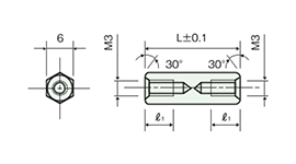不鏽鋼隔離柱（六角） ASU/ASU-H/ASU-U 尺寸圖_15