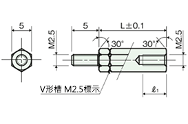 不鏽鋼隔離柱（六角） BSU/BSU-H/BSU-U 尺寸圖_02