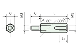不鏽鋼隔離柱（六角） BSU/BSU-H/BSU-U 尺寸圖_18
