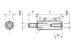 不鏽鋼隔離柱（六角） BSU/BSU-H/BSU-U 尺寸圖_19