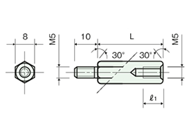 不鏽鋼隔離柱（六角） BSU/BSU-H/BSU-U 尺寸圖_20