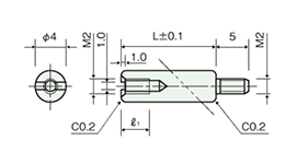 不鏽鋼隔離柱（圓型） BRU/BRU-S 尺寸圖_02