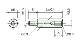 不鏽鋼隔離柱（圓型） BRU/BRU-S 尺寸圖_03