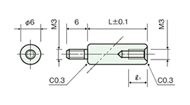 不鏽鋼隔離柱（圓型） BRU/BRU-S 尺寸圖_05