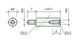 不鏽鋼隔離柱（圓型） BRU/BRU-S 尺寸圖_07
