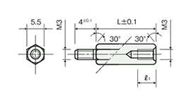 不鏽鋼隔離柱（六角、短間距堆疊用）/MSU 尺寸圖_06