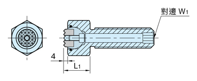 工件夾爪 滾珠元件（螺栓型） (BUH) BUH-S 10015～24100