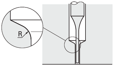 精密级硬质合金肩型小径凸模 -普通型･抛光加工-:相关图像
