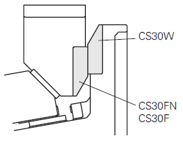 垫片 -CS30W/CS30F/CS30FN用-:相关图像