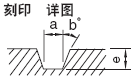 刻印扁推杆 -SKH51/肩部厚度4mm/P?W公差0_-0.01-:相关图像