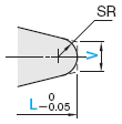 超精密级一阶型芯 -轴径(D)固定-:相关图像
