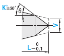 精密级一阶型芯 -轴径(P)0.005mm指定-:相关图像