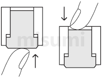标准型日期章组件内镶件的拆装方式示意图
