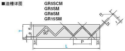 导槽型导轨  -无油槽･带油槽(导槽高度5mm、8mm、15mm)-:相关图像
