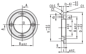 定位环  -螺栓型用/双向定位环-:相关图像
