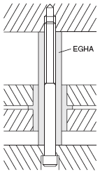 精密级推板导柱 -螺栓贯通固定型-:相关图像