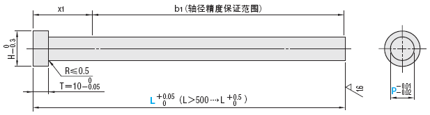 压铸模用直推杆  -SKD61+氮化/全长指定-:相关图像