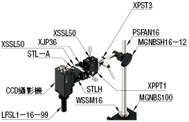 鳩尾槽式滑台用配件　CCD攝影機安裝用連接器:關聯圖像