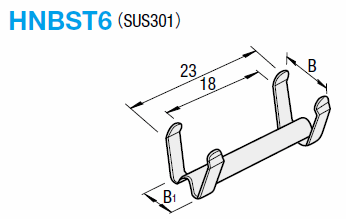 6系列（溝槽寬度8mm）　30･60方形鋁擠型用　後裝固定座:關聯圖像