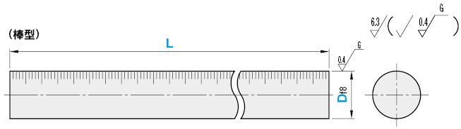 支撐柱　附刻度長度指定　棒型:關聯圖像