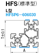 6系列　L型　平行倒角　60×60×30mm:關聯圖像