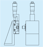 MiSUMi經濟型手動滑台追加工分厘卡測頭位置中心型